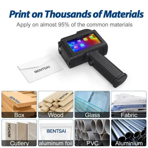 BENTSAI B35 Portable Handheld Mobile Inkjet Printer Water based /Solvent