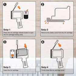 BENTSAI BT-2580P Black Original Fast Dry Solvent Ink Cartridge - 1 Pack