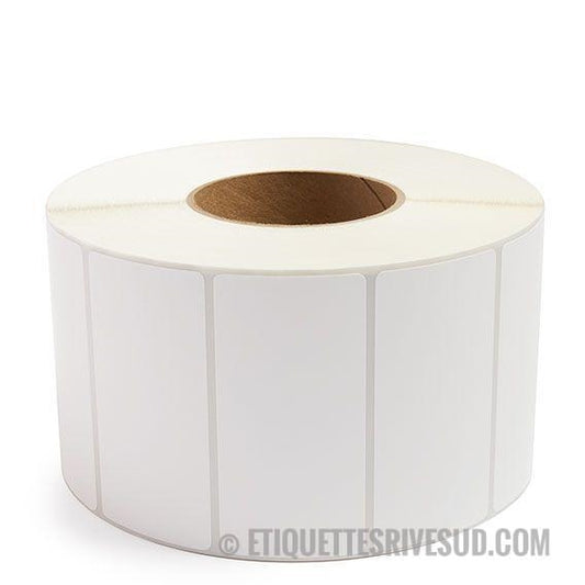 etiquettes-rive-sud,4" x 2" Brillant Synthétique PolyPro 4000T - 91000