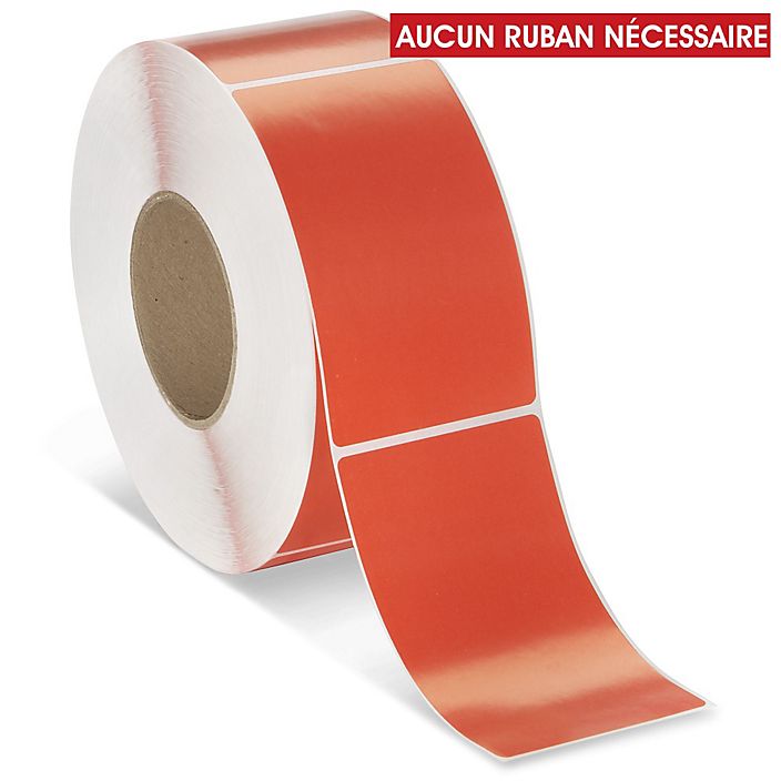 etiquettes-rive-sud,Étiquettes adhésives thermiques directes industrielles – 3 x 5 po - Coloré
