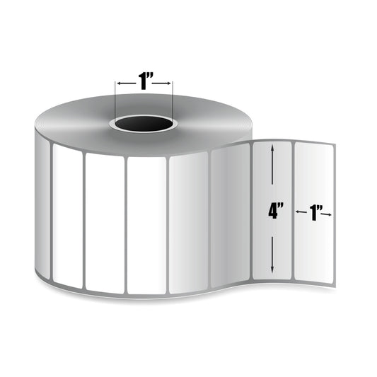 4" x 1" Étiquettes Thermique Zebra Z-Perform 2000D Label - 10015783