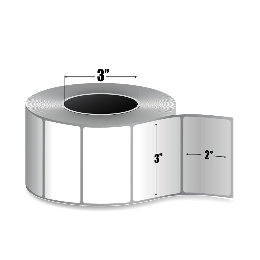 Zebra 3" x 2" Z-Select 4000T Label - 72285