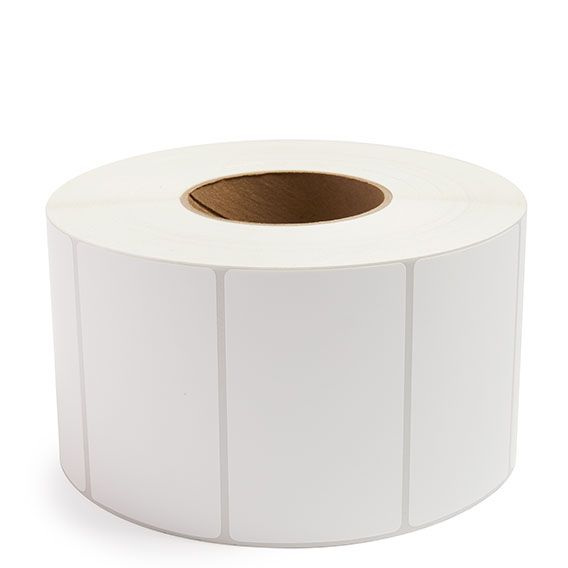 Étiquettes 4 x 2-1/2 transfert thermiques adhésives et décollables