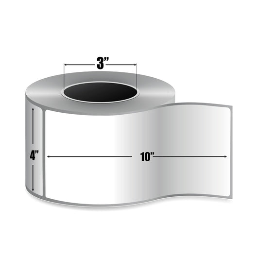Zebra 4" x 10" Z-Select 4000T Label - 94682