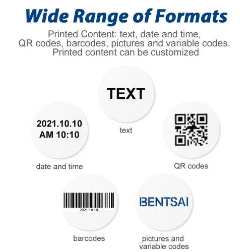 BENTSAI B80 Wide Format Inkjet Printer, Large-Character Inkjet Printer for Marking