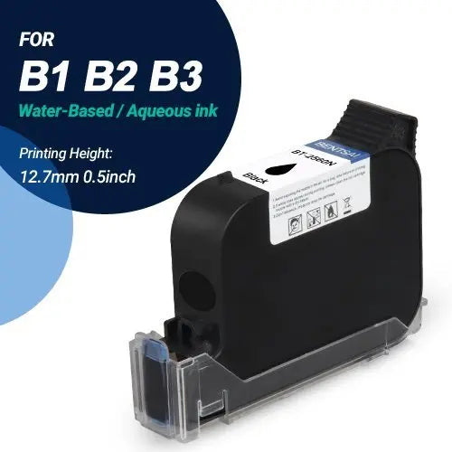 BENTSAI BT-2560N Black Original Water-Based Water-Soluble Ink Cartridge - 1 Pack