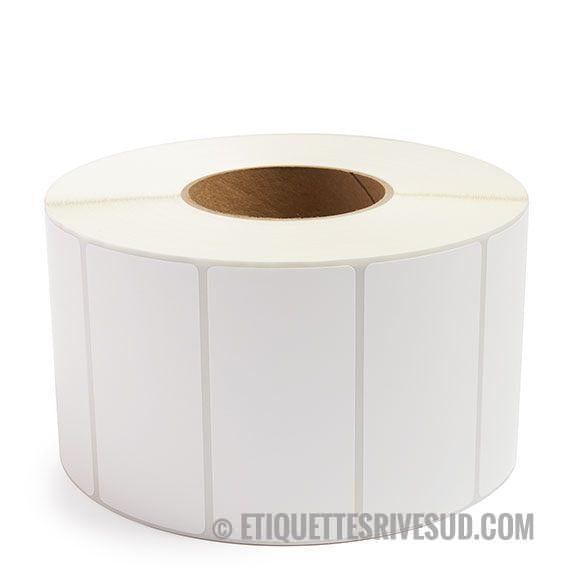etiquettes-rive-sud,4" x 2-1/2" Brillant Synthétique PolyPro 4000T -  91000