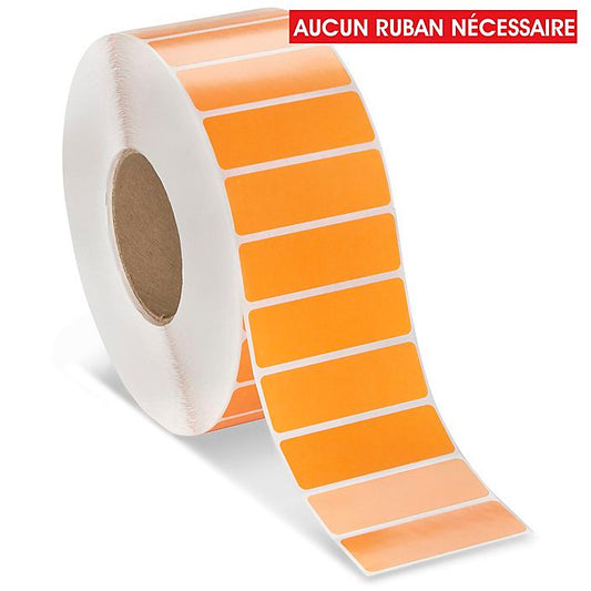 etiquettes-rive-sud,Étiquettes adhésives thermiques directes industrielles – 3 x 2 po - Coloré