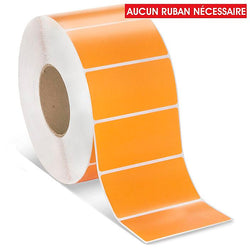 etiquettes-rive-sud,Étiquettes adhésives thermiques directes industrielles – 4 x 2 po - Coloré