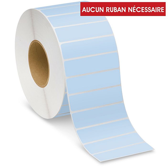 etiquettes-rive-sud,Étiquettes adhésives thermiques directes industrielles – 4 x 1 po - Coloré