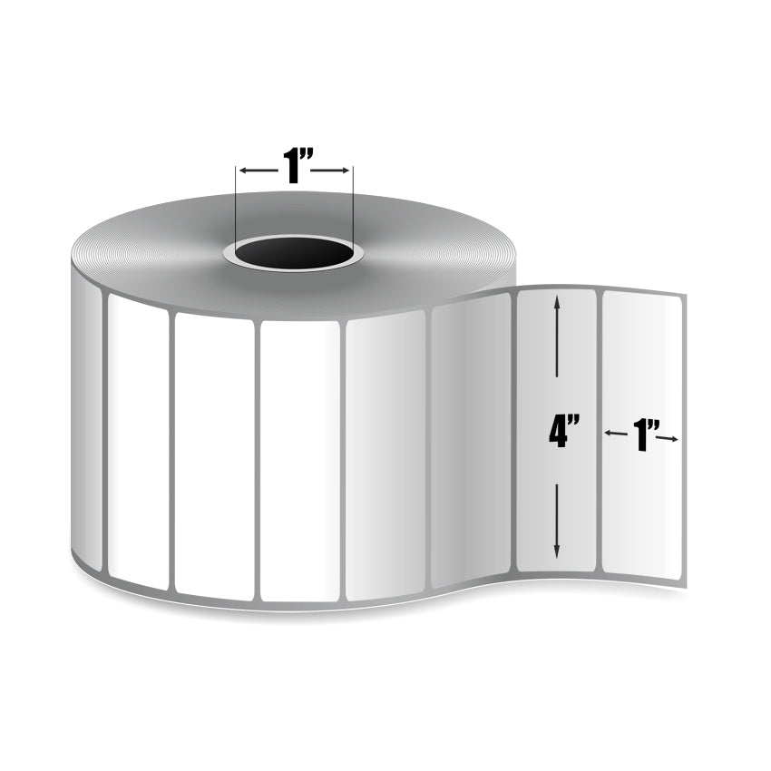 4" x 1" Étiquettes Thermique Zebra Z-Perform 2000D Label - 10015783