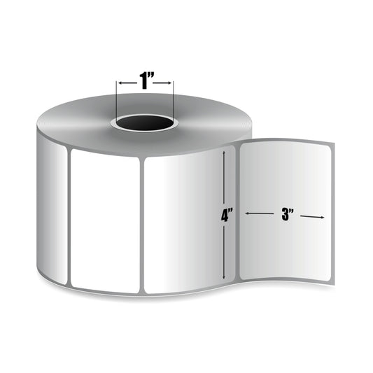 4" x 3" Étiquettes Thermique Zebra Z-Select 4000D - 10015344