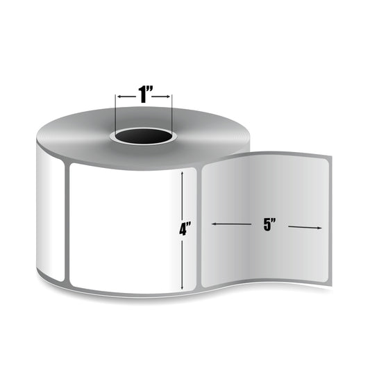 4" x 5" Étiquettes Thermique Zebra Z-Select 4000D - 10015346