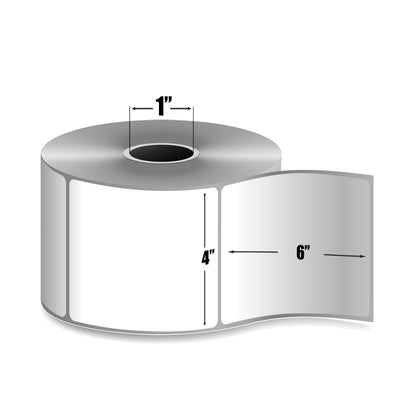 4" x 6" Étiquettes Thermique Zebra Z-Select 4000D - 10015347