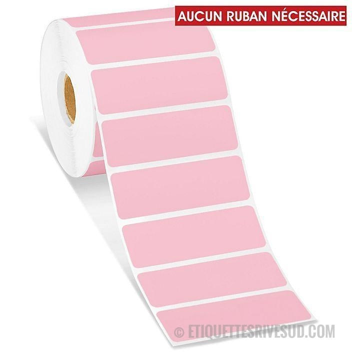 etiquettes-rive-sud,Étiquettes thermiques directes de table – 3 x 1 po, couleurs