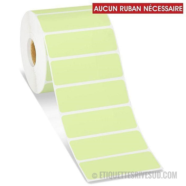 Rouleau étiquettes Thermiques Autocollantes Rouges - 800 étiquettes 60x40 Mm, Pour Imprimante