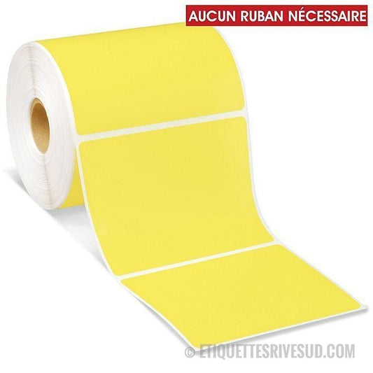 etiquettes-rive-sud,Étiquettes thermiques directes de table – 4 x 4 po, couleurs