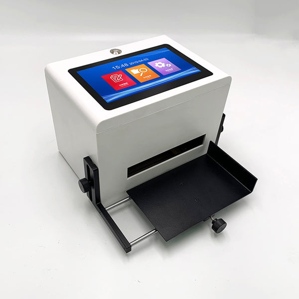 CHIKYTECH Petite imprimante à jet d'encre portable avec écran tactile LED,  utilisée pour l'impression commerciale, code-barres, date, image, etc.  (prend en charge 15 langues) : : Fournitures pour le bureau