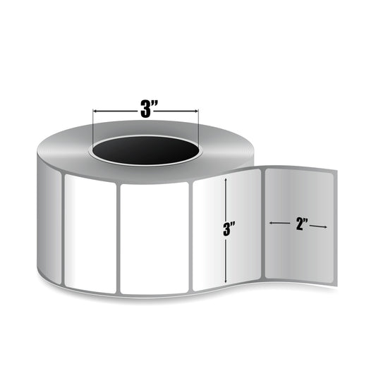Zebra 3" x 2" Z-Select 4000T Label - 72285