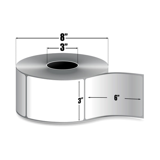 Zebra 3" x 6" Z-Select 4000T Label - 81397
