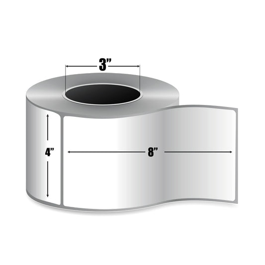 Zebra 4" x 8" Z-Select 4000T Label - 98963