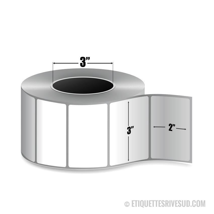 etiquettes-rive-sud,Zebra 3" x 2" PolyPro 4000T - 10011689
